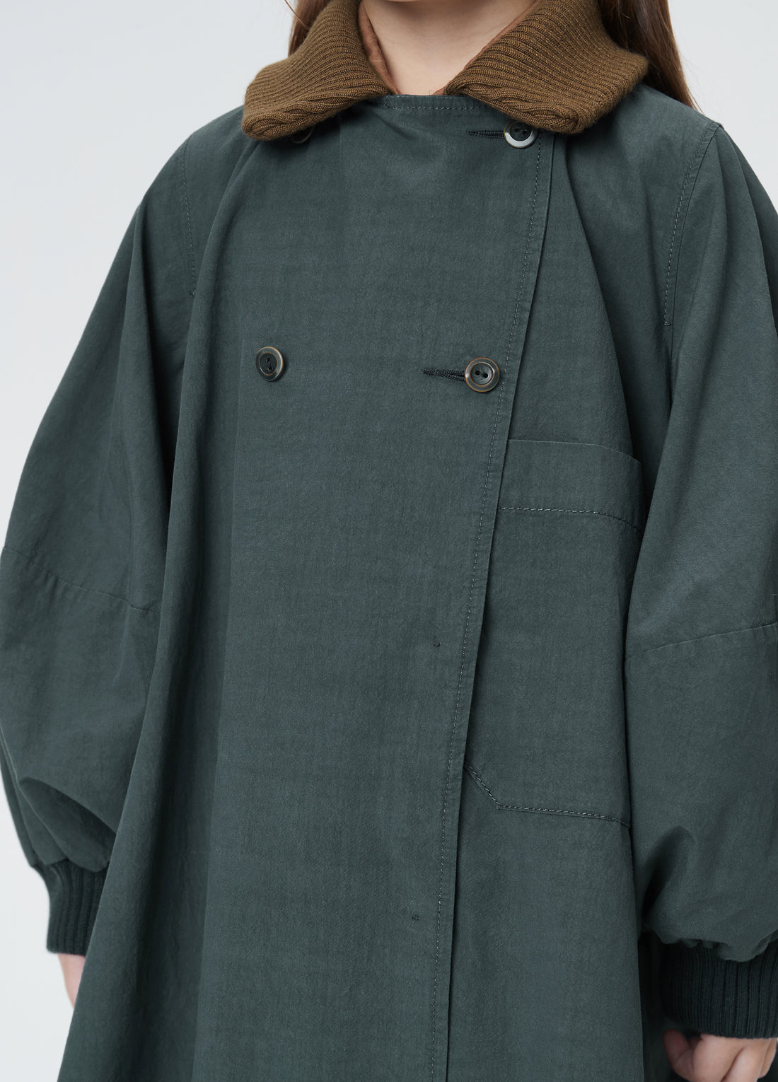 JNBY Navy Collar Trenchcoat