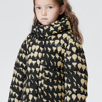 JNBY Black Multi Allover Print Down Jacket