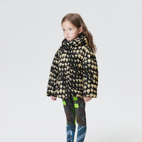 JNBY Black Multi Allover Print Down Jacket