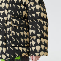 JNBY Black Multi Allover Print Down Jacket