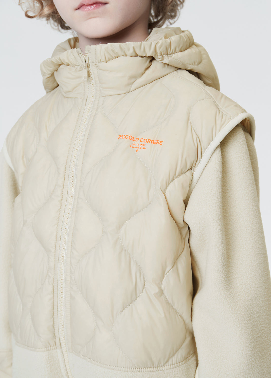 JNBY White Down Zip Up Jacket
