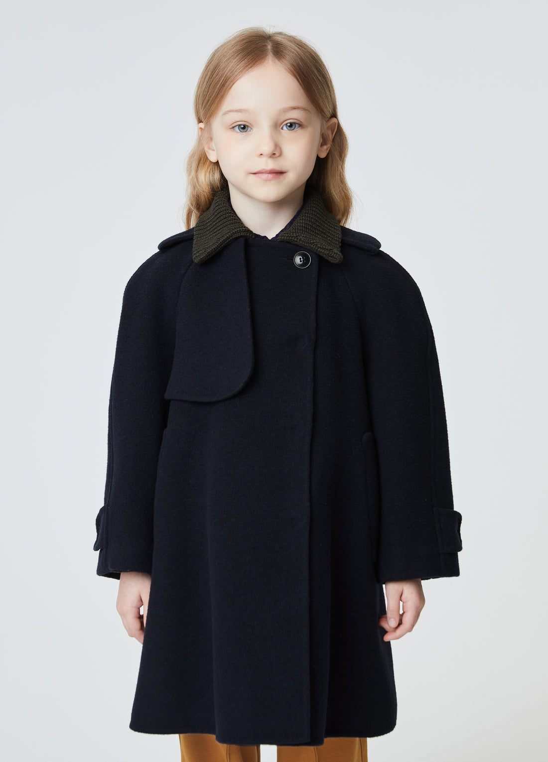 JNBY Navy Wool Coat