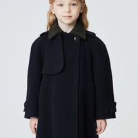 JNBY Navy Wool Coat