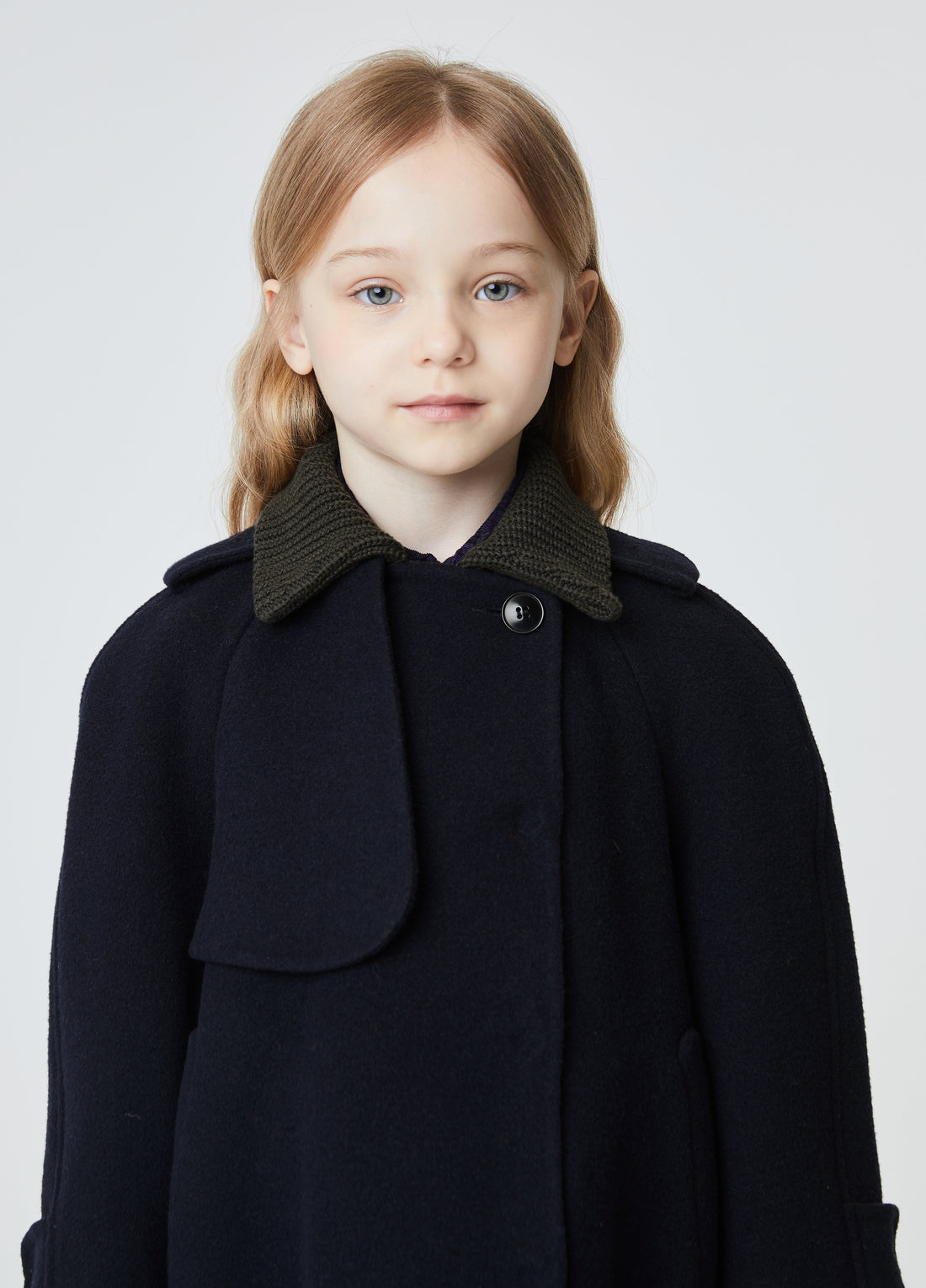 JNBY Navy Wool Coat