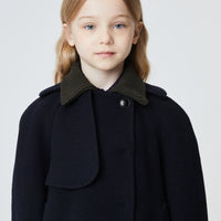 JNBY Navy Wool Coat