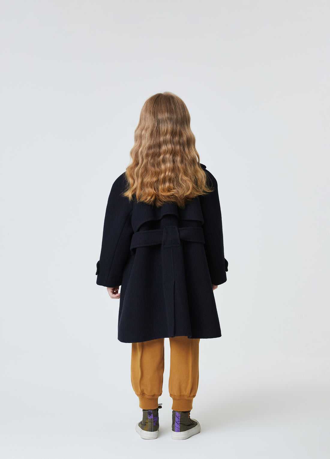 JNBY Navy Wool Coat