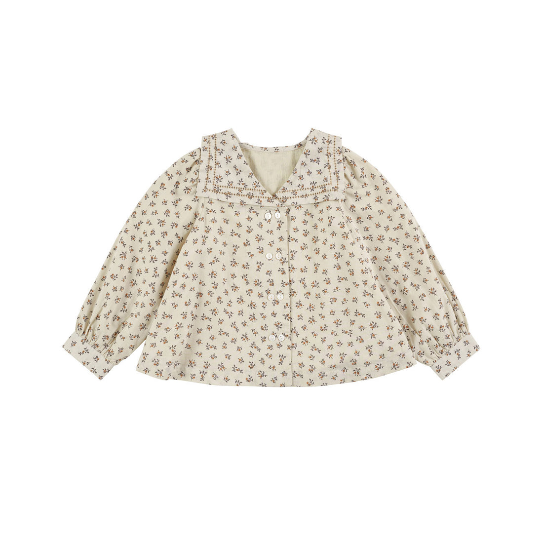 Little Cotton Clothes Cassia Floral Primrose Blouse