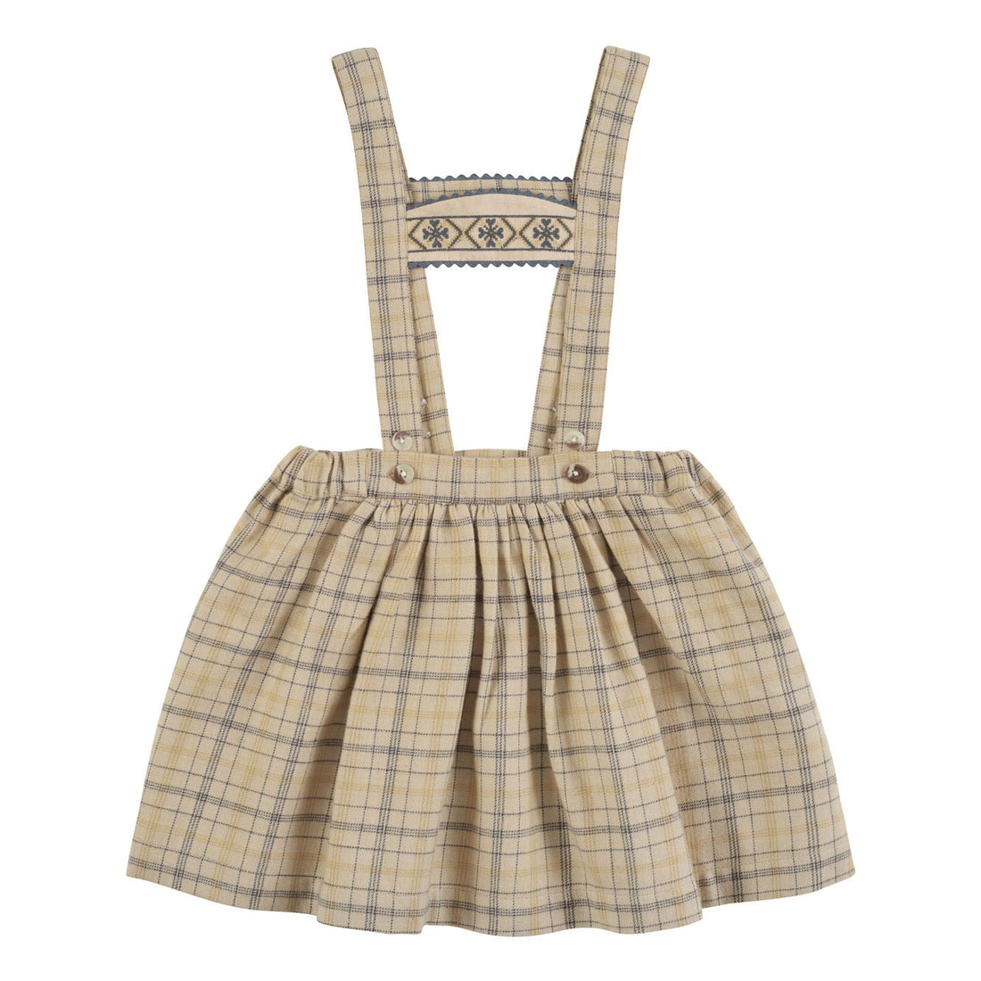 Little Cotton Clothes Picnic Check Flannel Heidi Skirt