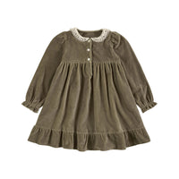 Little Cotton Clothes Artichoke Velvet Elvie Dress