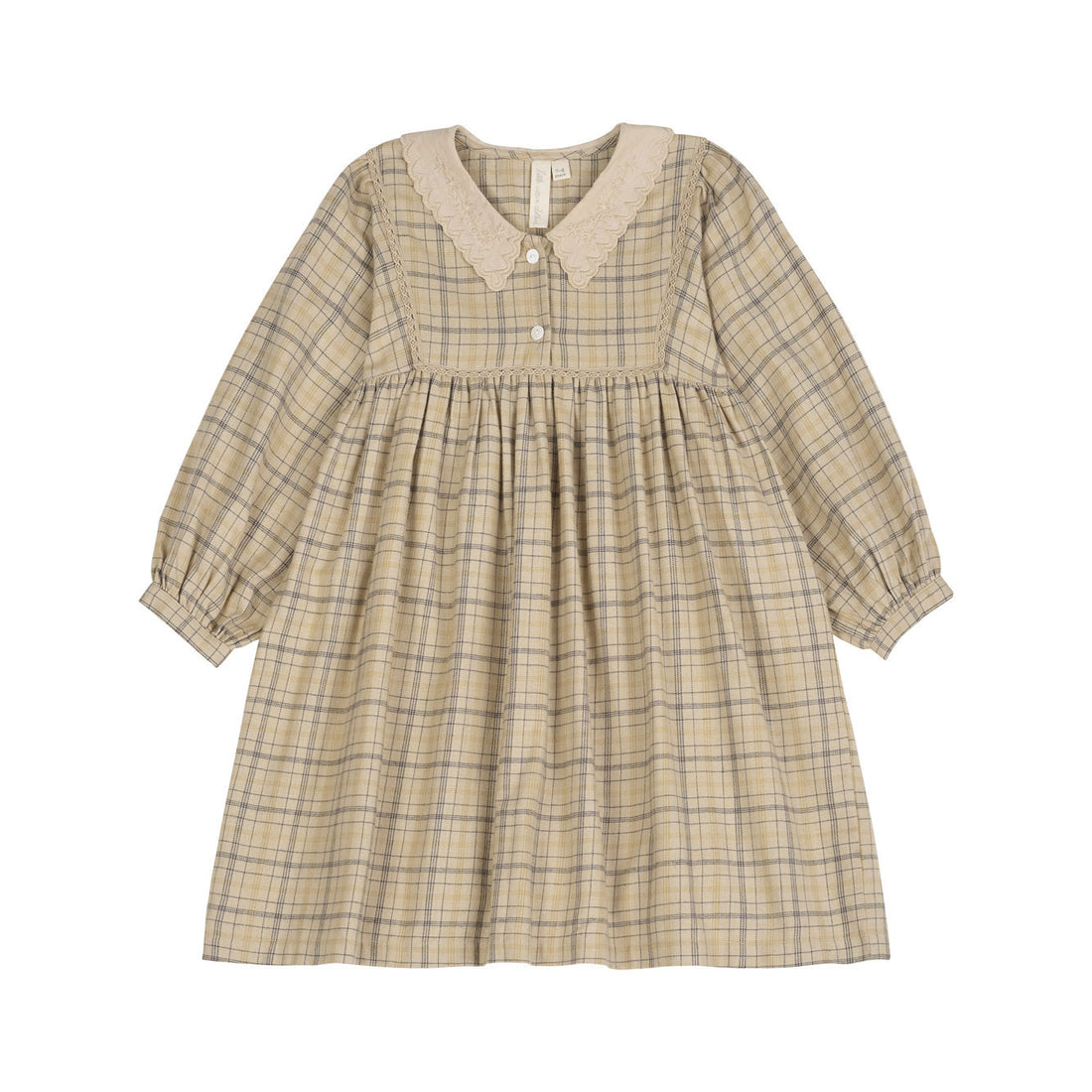 Little Cotton Clothes Picnic Check Flannel Vivienne Dress