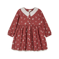Little Cotton Clothes Audrey Dress - Winter Jasmine Floral