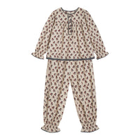 Little Cotton Clothes Pippa Pyjamas - Ruby Floral