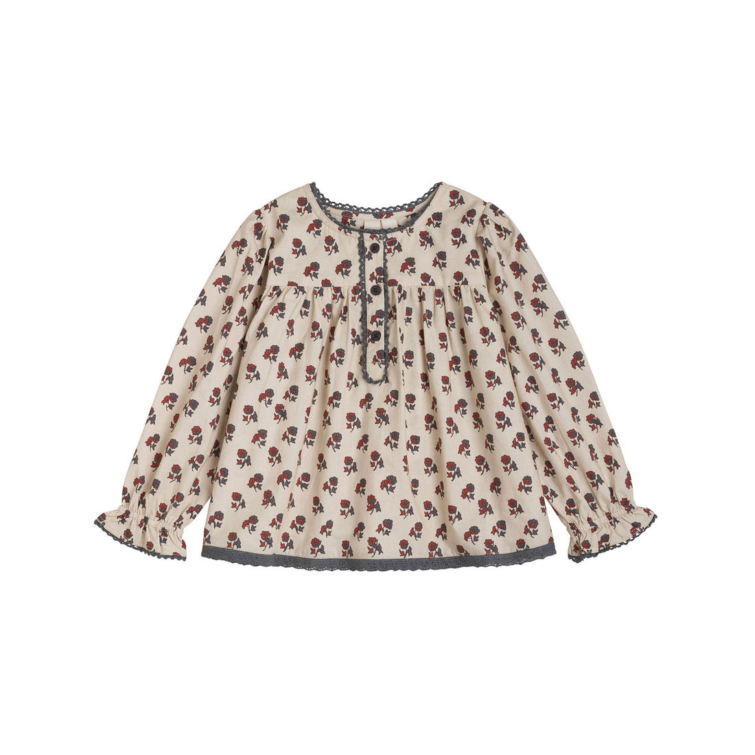 Little Cotton Clothes Pippa Pyjamas - Ruby Floral
