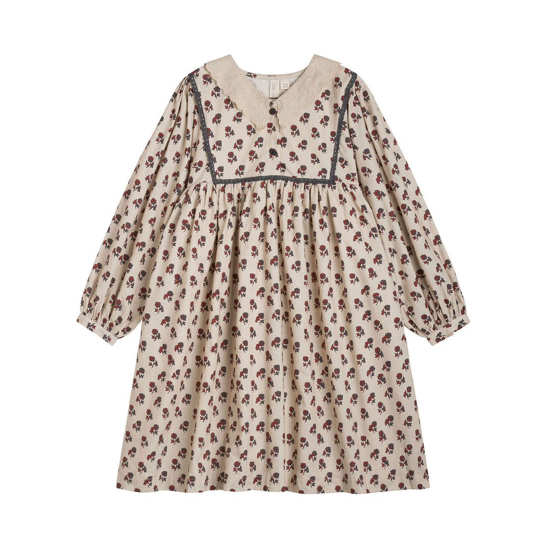 Little Cotton Clothes Vivienne Dress - Ruby Floral