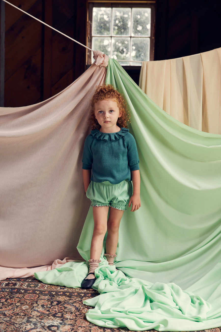 Misha and Puff Yves Top - Spruce Tea