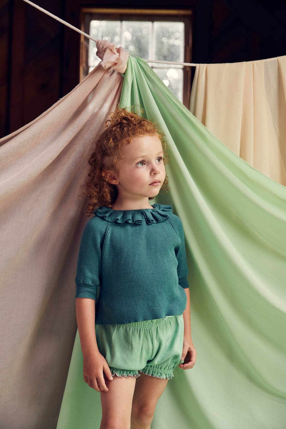 Misha and Puff Yves Top - Spruce Tea