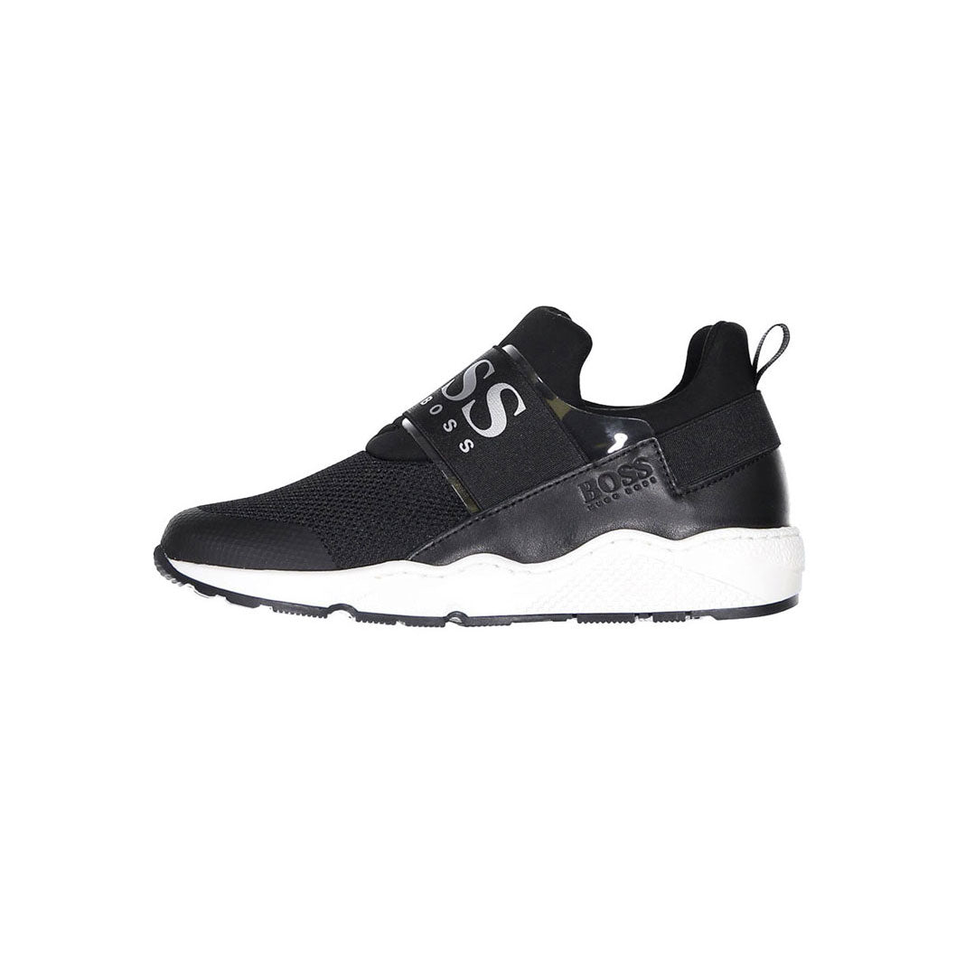 Hugo Boss Black Mesh Effect Sneakers