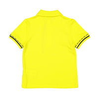 Hugo Boss Yellow Stripe On Collar Polo