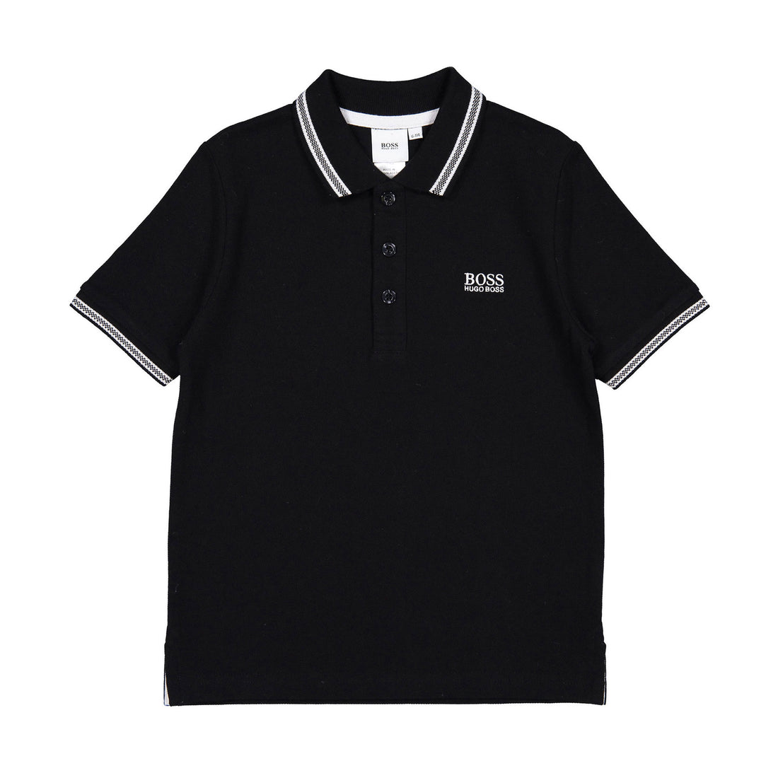 Hugo Boss Black Embroidered Logo On Chest Polo