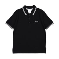 Hugo Boss Black Embroidered Logo On Chest Polo
