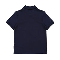 Hugo Boss Navy Striped Cuff Polo