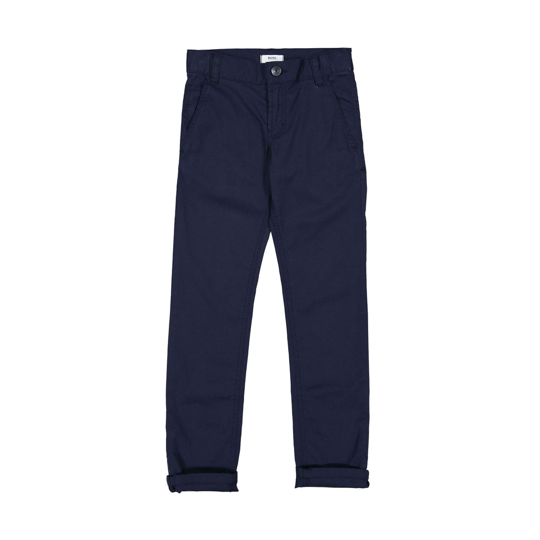 Hugo Boss Navy Twill Trousers