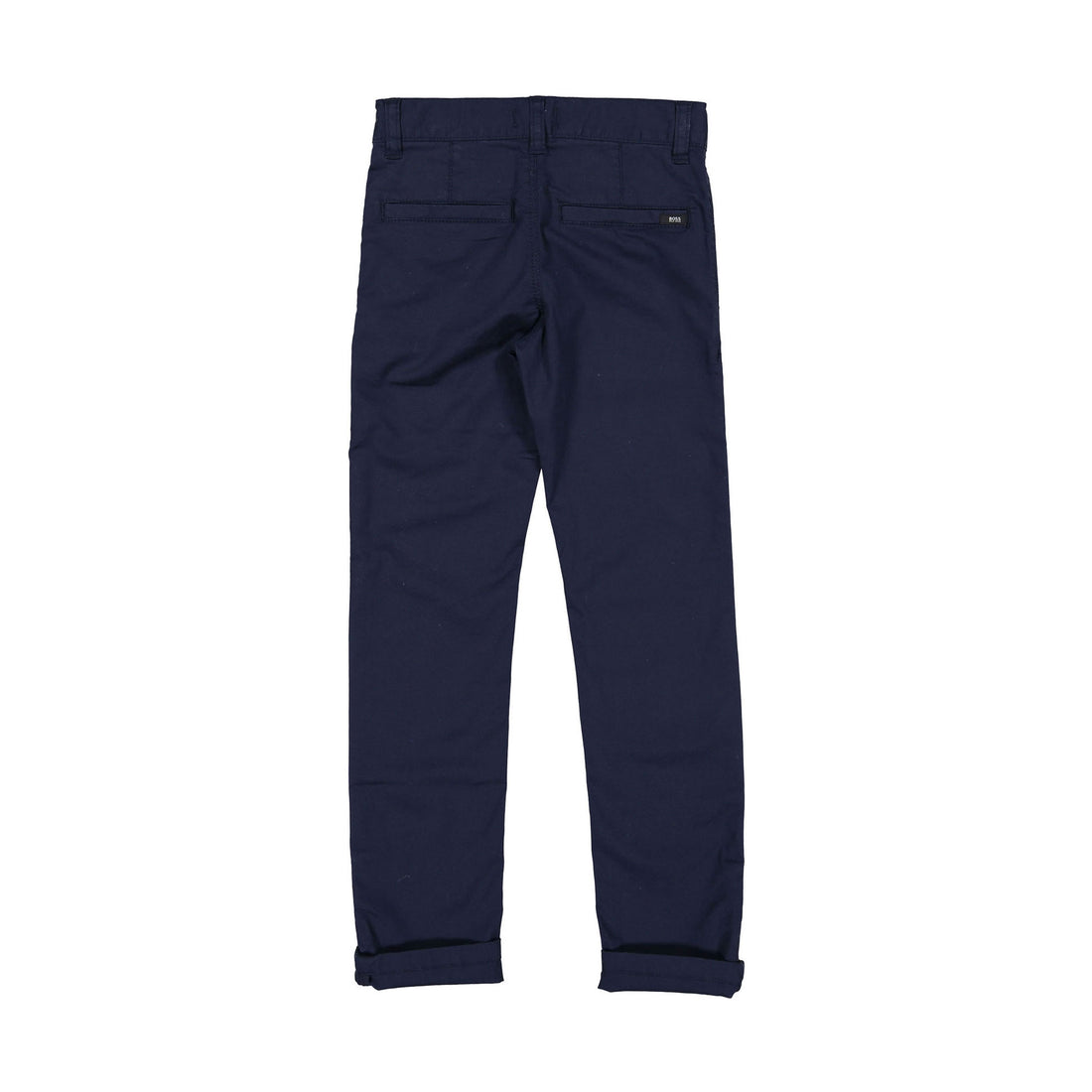 Hugo Boss Navy Twill Trousers