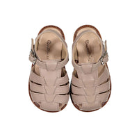 Papanatas Stone Leather Braided Sandal