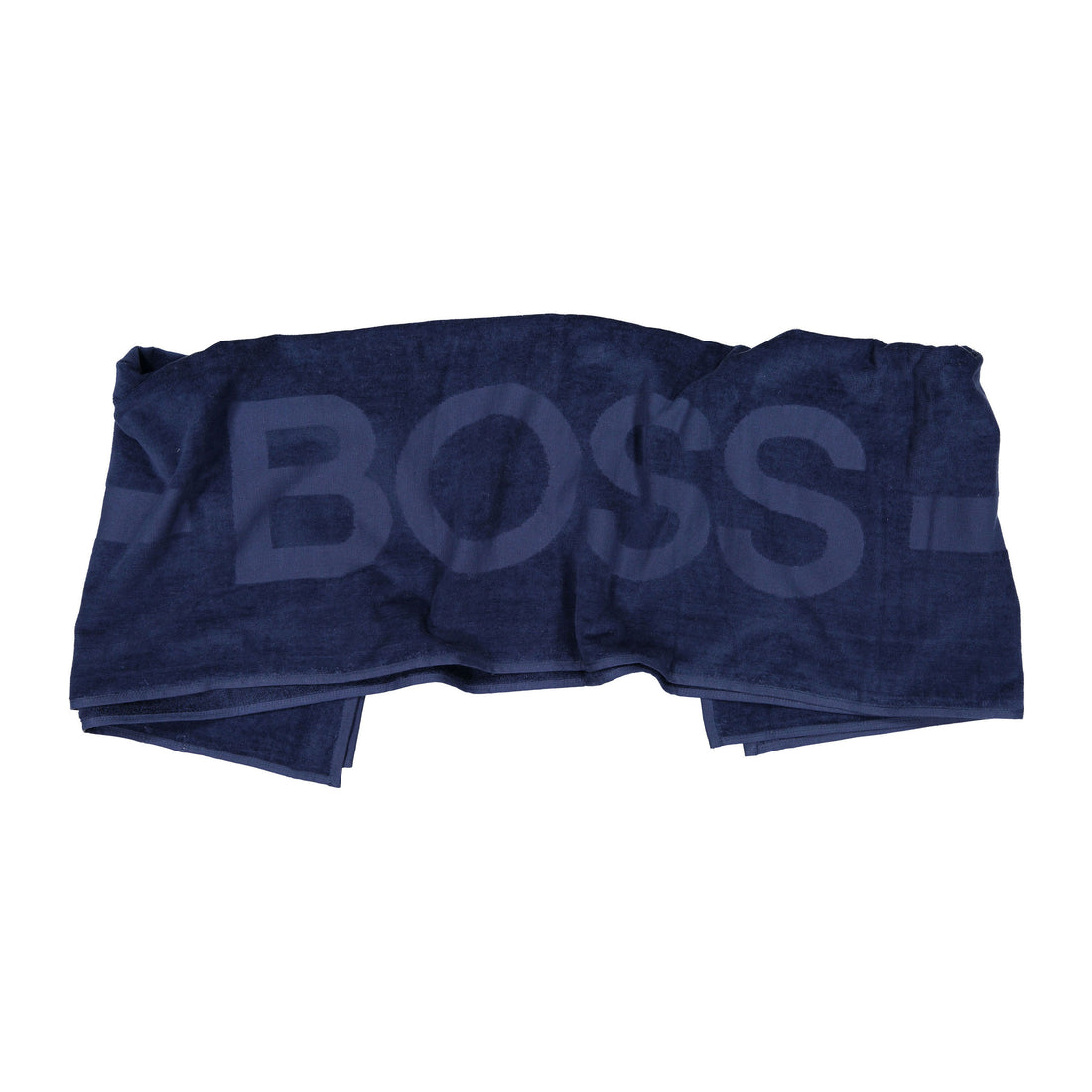 Hugo Boss Navy Logo Towel