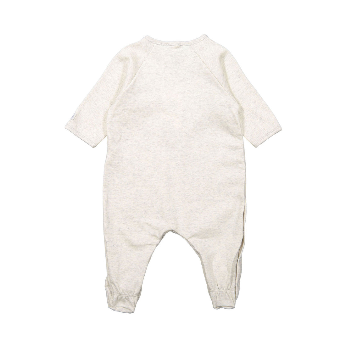 Petit Bateau Melange Footie With Side Snap