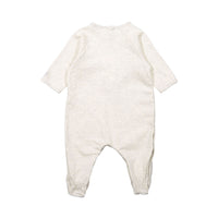 Petit Bateau Melange Footie With Side Snap