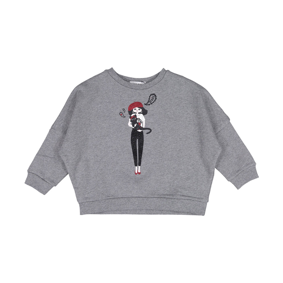 Sonia Rykiel Mixed Grey Malika Tall Fit Sweatshirt
