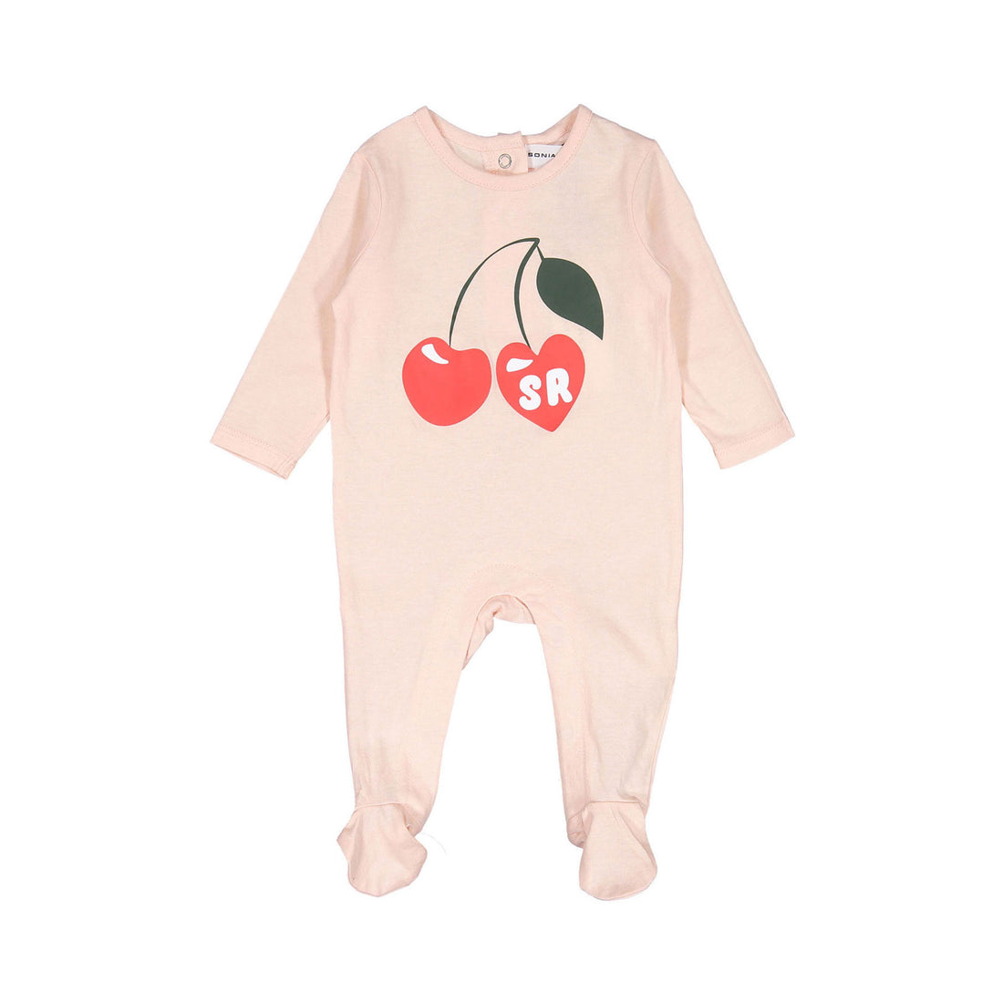 Sonia Rykiel Opera Marisol Cherry Footed Onesie