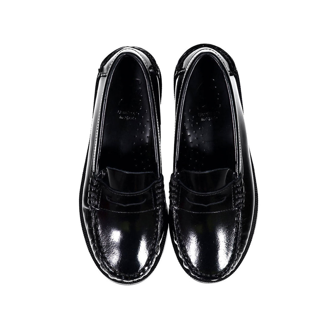Papanatas Black Classic Leather Loafer