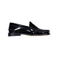 Papanatas Black Classic Leather Loafer