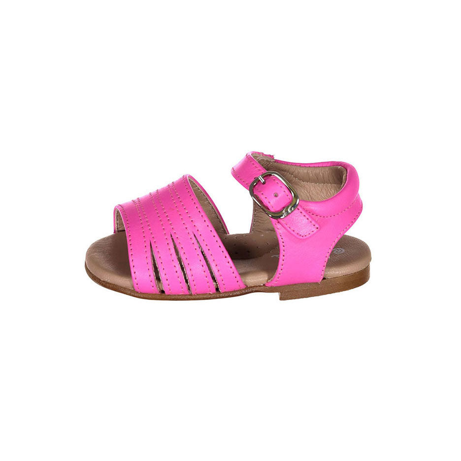 Papanatas Fuchsia Neon Strap Sandals