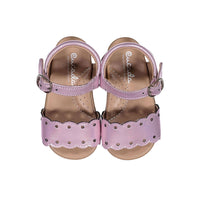 Papanatas Rose Scalloped Baby Sandals
