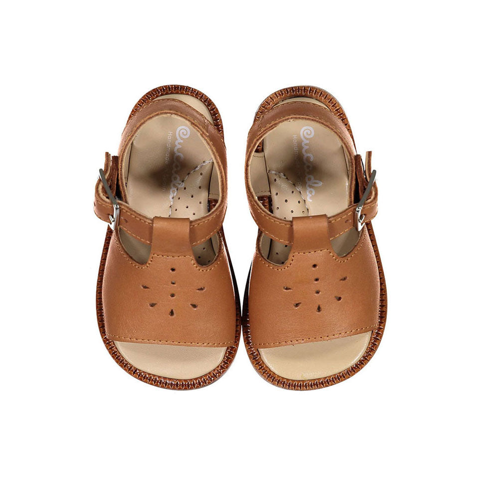 Papanatas Natural Leather Baby Sandals