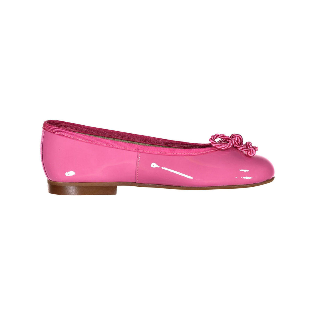 Papanatas Fuchsia Patent Leather Ballet Flats