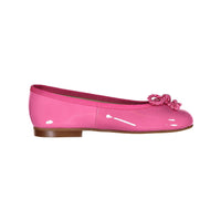 Papanatas Fuchsia Patent Leather Ballet Flats