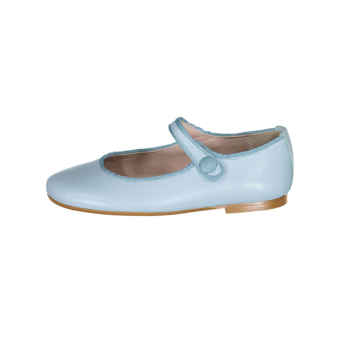 Papanatas Bright Mint Leather Mary Janes