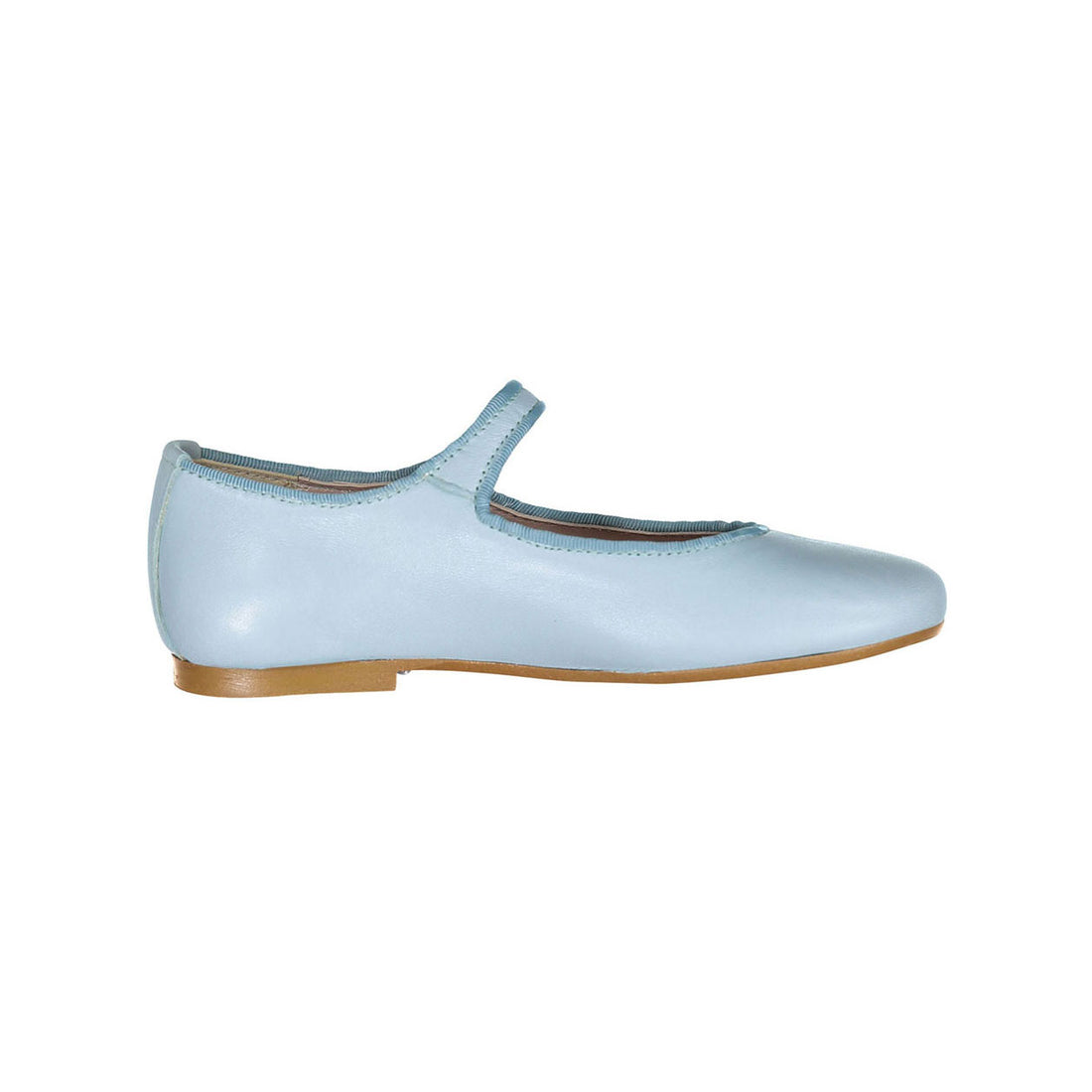 Papanatas Bright Mint Leather Mary Janes