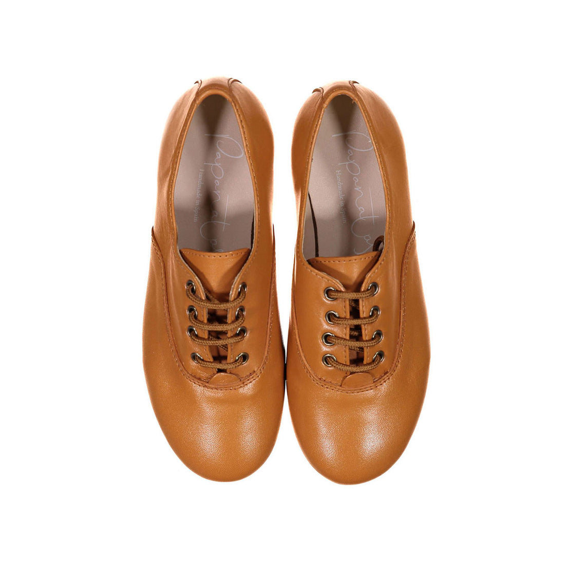 Papanatas Camel Leather Oxfords