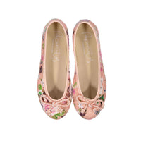 Papanatas Pink Floral Ballet Flats