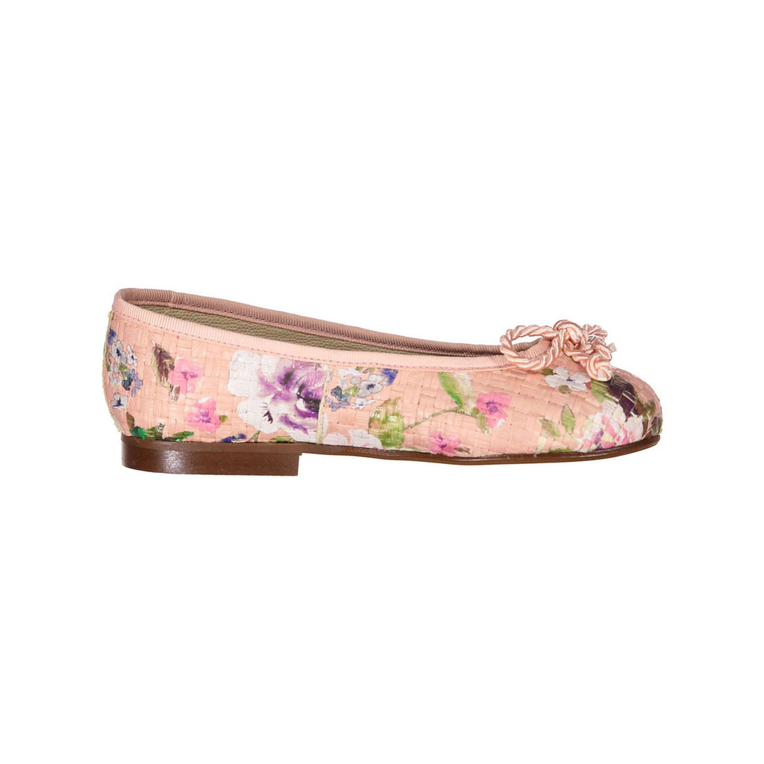 Papanatas Pink Floral Ballet Flats