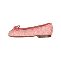 Papanatas Coral Tweed Ballet Flats