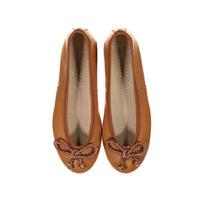 Papanatas Cognac Ballet Flats