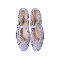 Papanatas Lilac Openwork Mary Janes