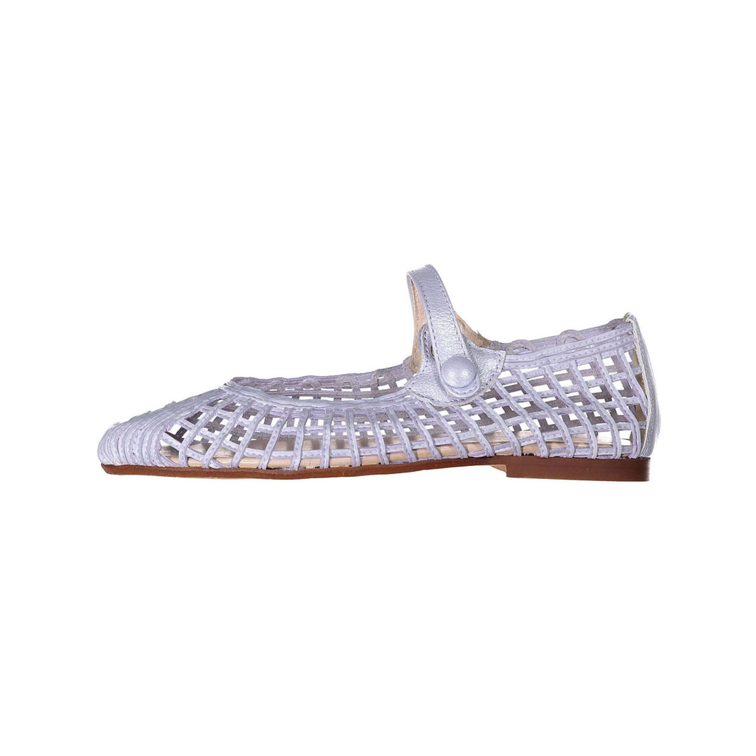 Papanatas Lilac Openwork Mary Janes