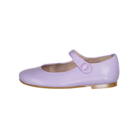 Papanatas Lavender Leather Mary Janes